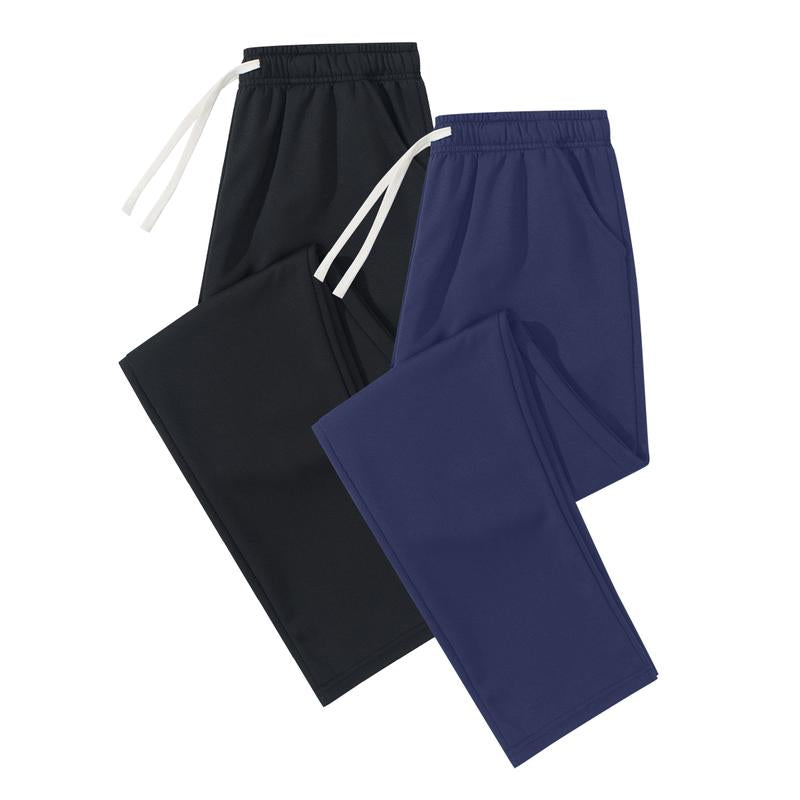 2-Piece Set Suitable for All Seasons Men'S Solid Color Drawstring Hanging Pants Gray Fashionable Casual Versatile Comfortable Loose Pants Street Style Men'S Large Clothing Gray Fashionable Composite Soft Fabric Plain Pants Menswear Trouser Fall Outfits So