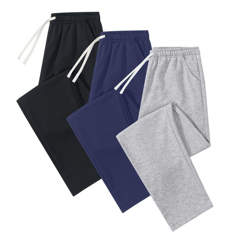 2-Piece Set Suitable for All Seasons Men'S Solid Color Drawstring Hanging Pants Gray Fashionable Casual Versatile Comfortable Loose Pants Street Style Men'S Large Clothing Gray Fashionable Composite Soft Fabric Plain Pants Menswear Trouser Fall Outfits So