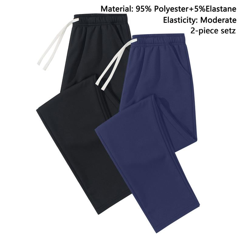 2-Piece Set Suitable for All Seasons Men'S Solid Color Drawstring Hanging Pants Gray Fashionable Casual Versatile Comfortable Loose Pants Street Style Men'S Large Clothing Gray Fashionable Composite Soft Fabric Plain Pants Menswear Trouser Fall Outfits So