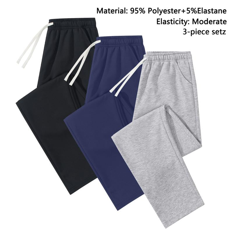 2-Piece Set Suitable for All Seasons Men'S Solid Color Drawstring Hanging Pants Gray Fashionable Casual Versatile Comfortable Loose Pants Street Style Men'S Large Clothing Gray Fashionable Composite Soft Fabric Plain Pants Menswear Trouser Fall Outfits So
