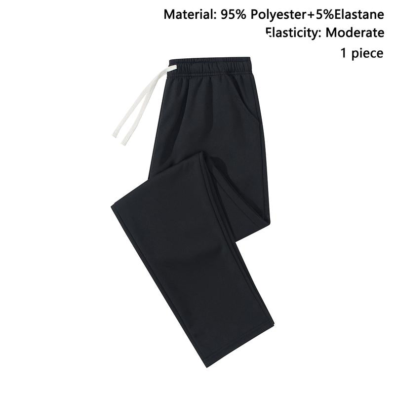 2-Piece Set Suitable for All Seasons Men'S Solid Color Drawstring Hanging Pants Gray Fashionable Casual Versatile Comfortable Loose Pants Street Style Men'S Large Clothing Gray Fashionable Composite Soft Fabric Plain Pants Menswear Trouser Fall Outfits So